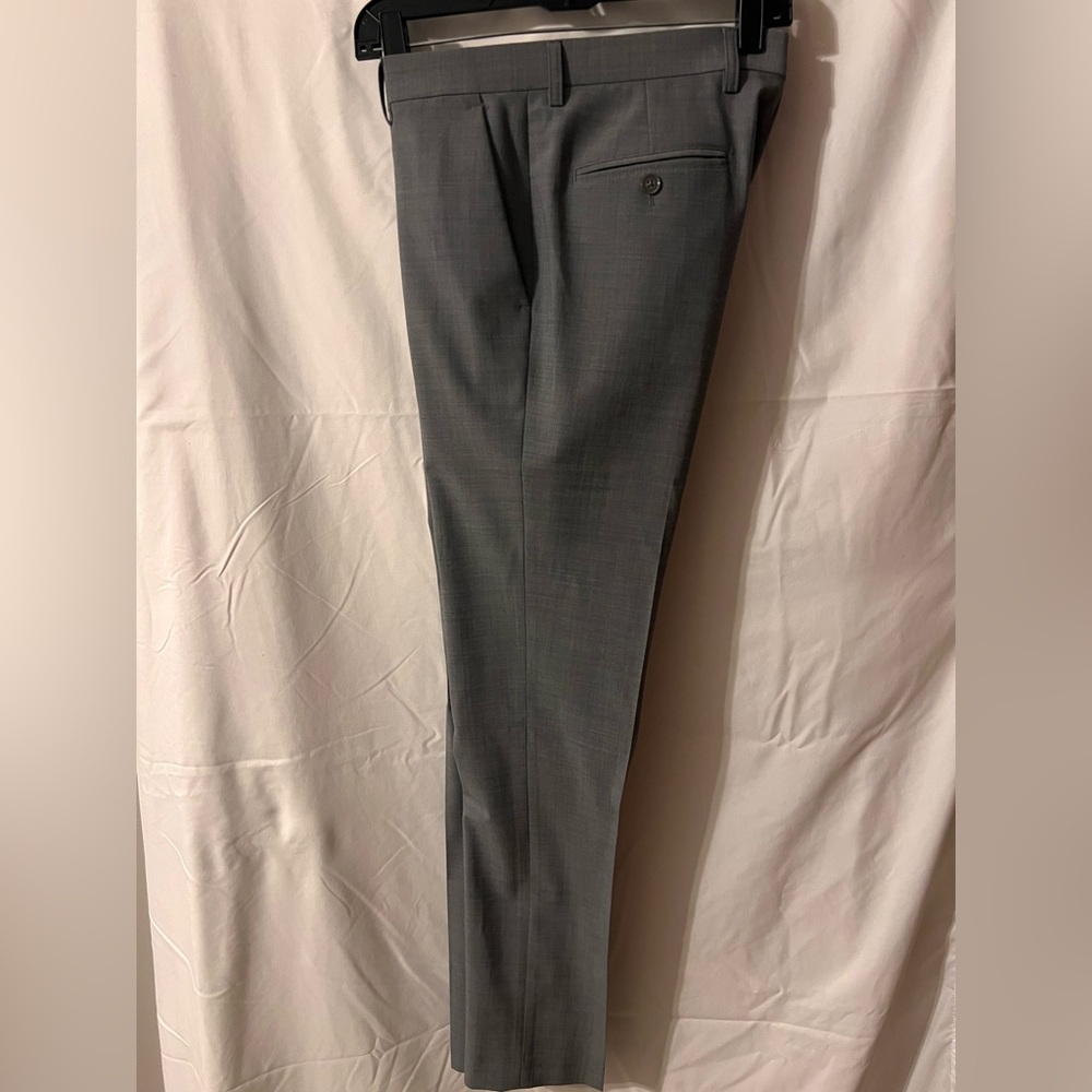 Express Charcoal Extra Slim Suit Pants